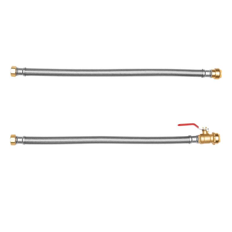 Push Fit Connector - Water Heater Kit, Push-Fit Valve Flexible