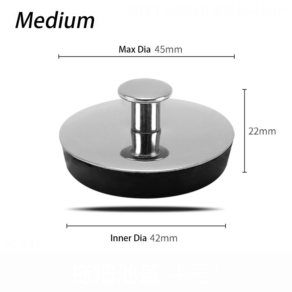 Drain Pipe Clip - 1Pcs Stainless Steel Bath Plug Easy