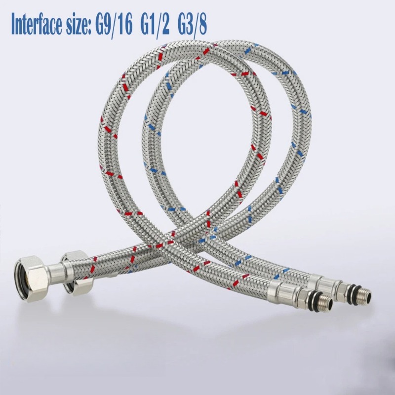 2PCS 60cm Flexible Plumbing Pi - Flexible Hose Braided reseña y precio