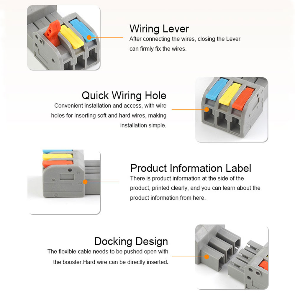 5Pcs DF-2604D Mini Docking Qui - Push Fit Connector reseña y precio