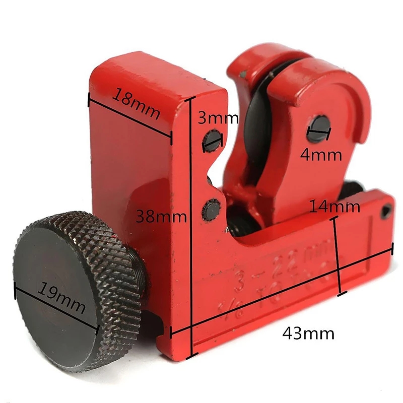 1PC 3-22/3-16mm Mini Alloy Ste - Pipe Cutter Ratchet reseña y precio