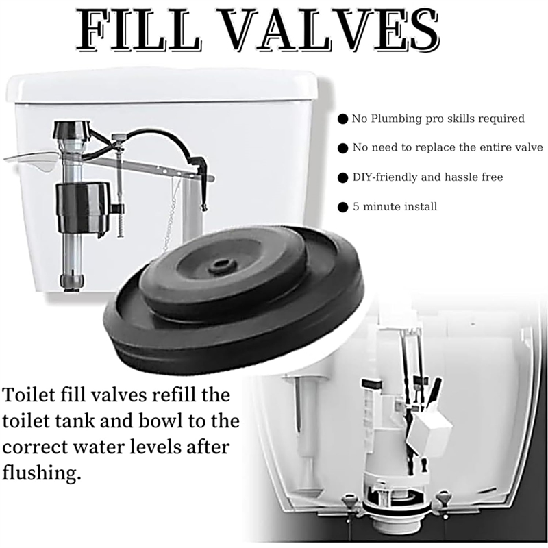 AT19-6Pcs Toilet Tank Fill Val - Toilet Fill Valve reseña y precio