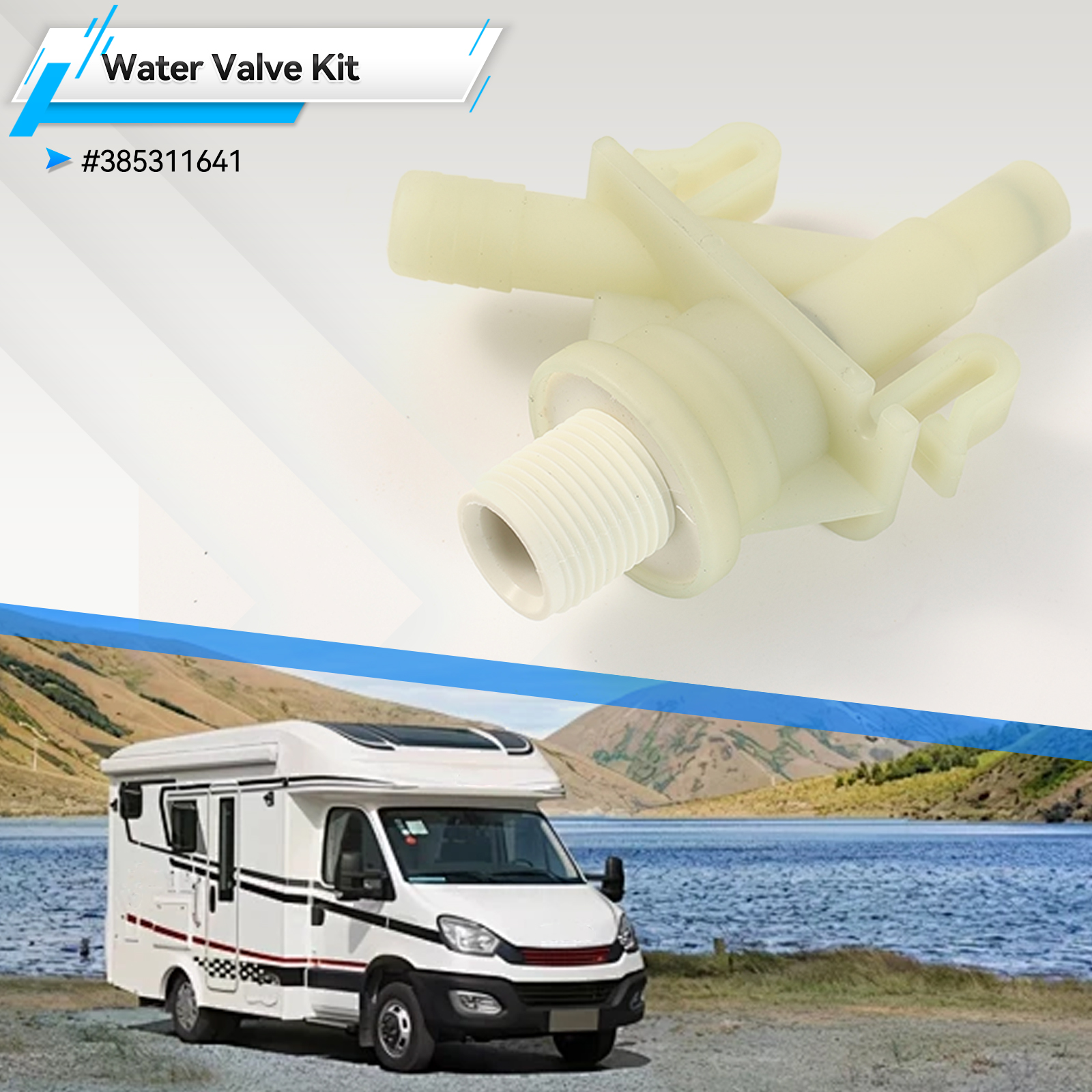 Plastic RV Camper Water Valve  - Toilet Fill Valve reseña y precio