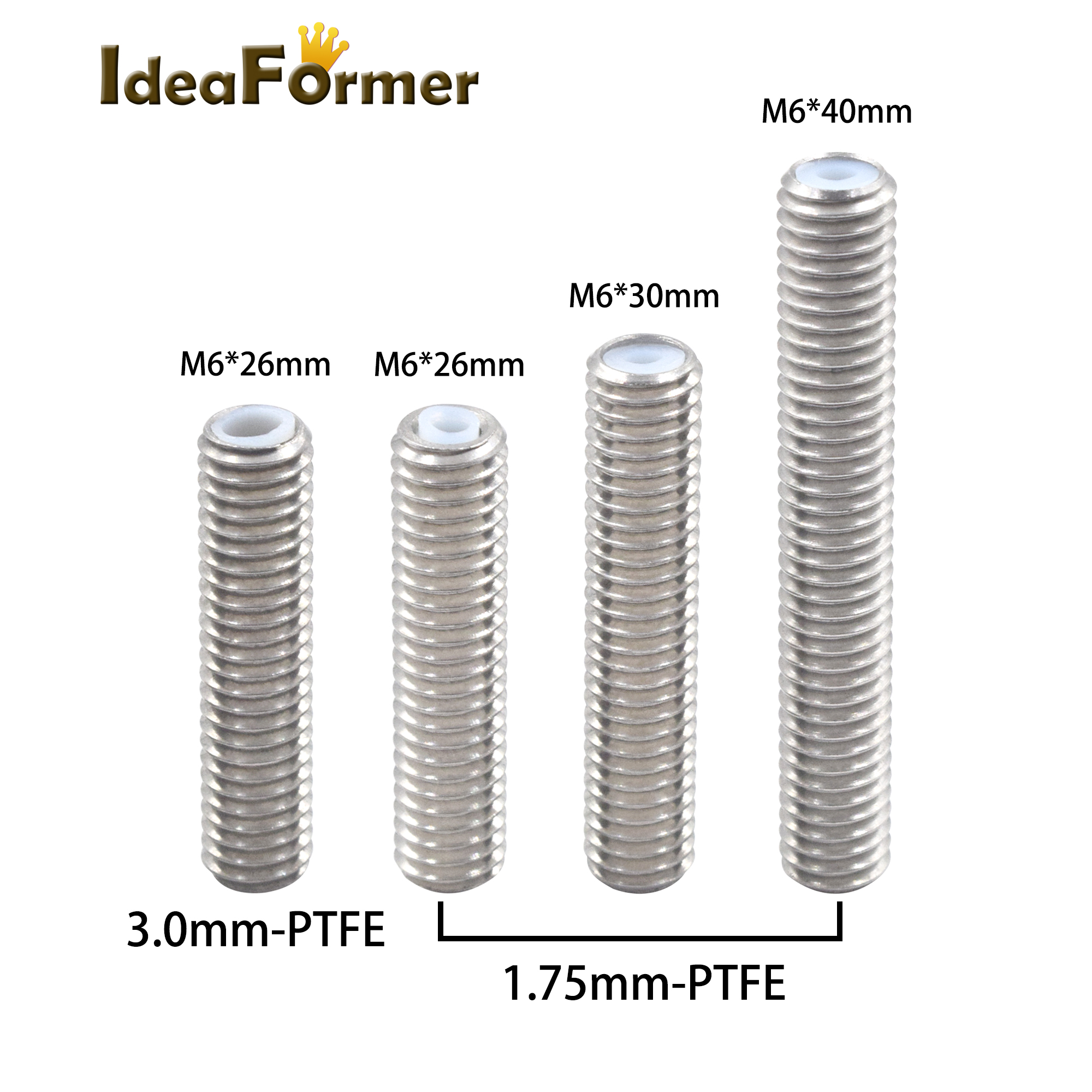 5pcs 3D Printer Stainless Stee - Ptfe Tape Thread reseña y precio