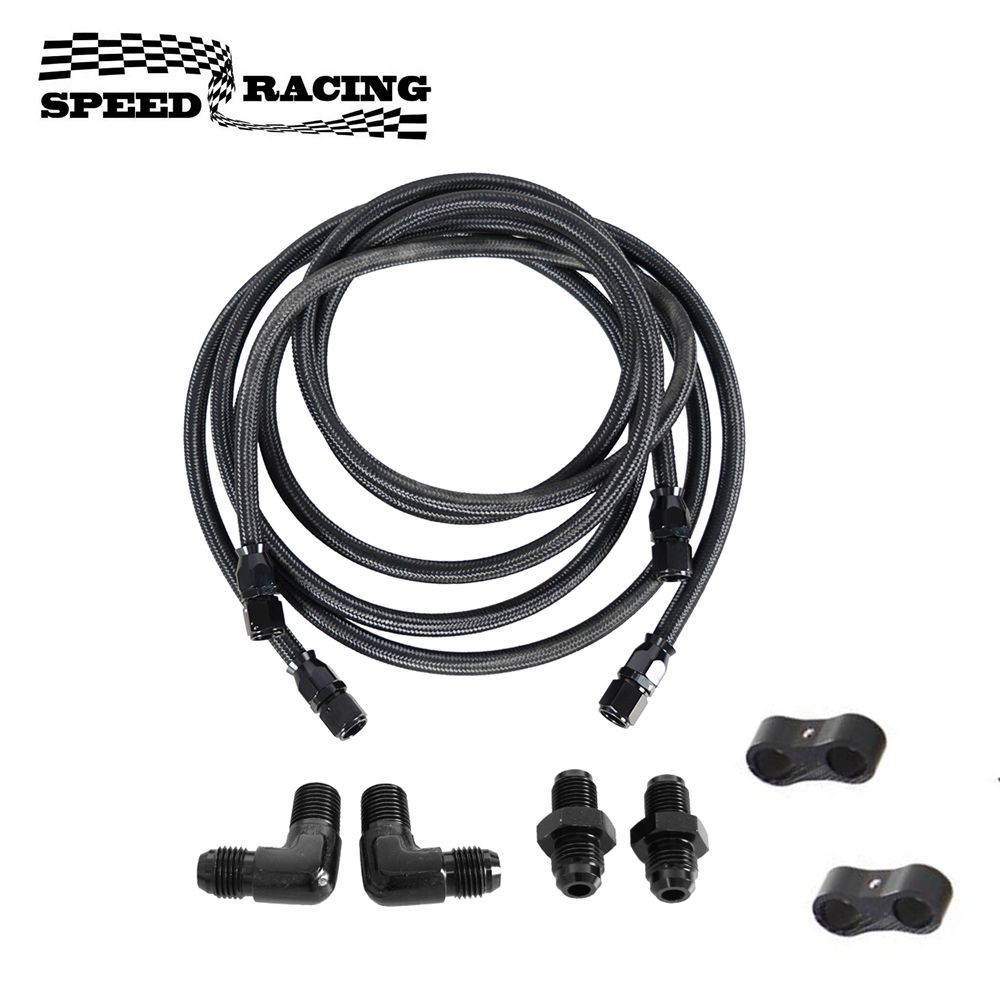 2 X 7Ft AN6 Flexible PTFE Tran - Flexible Hose Braided reseña y precio