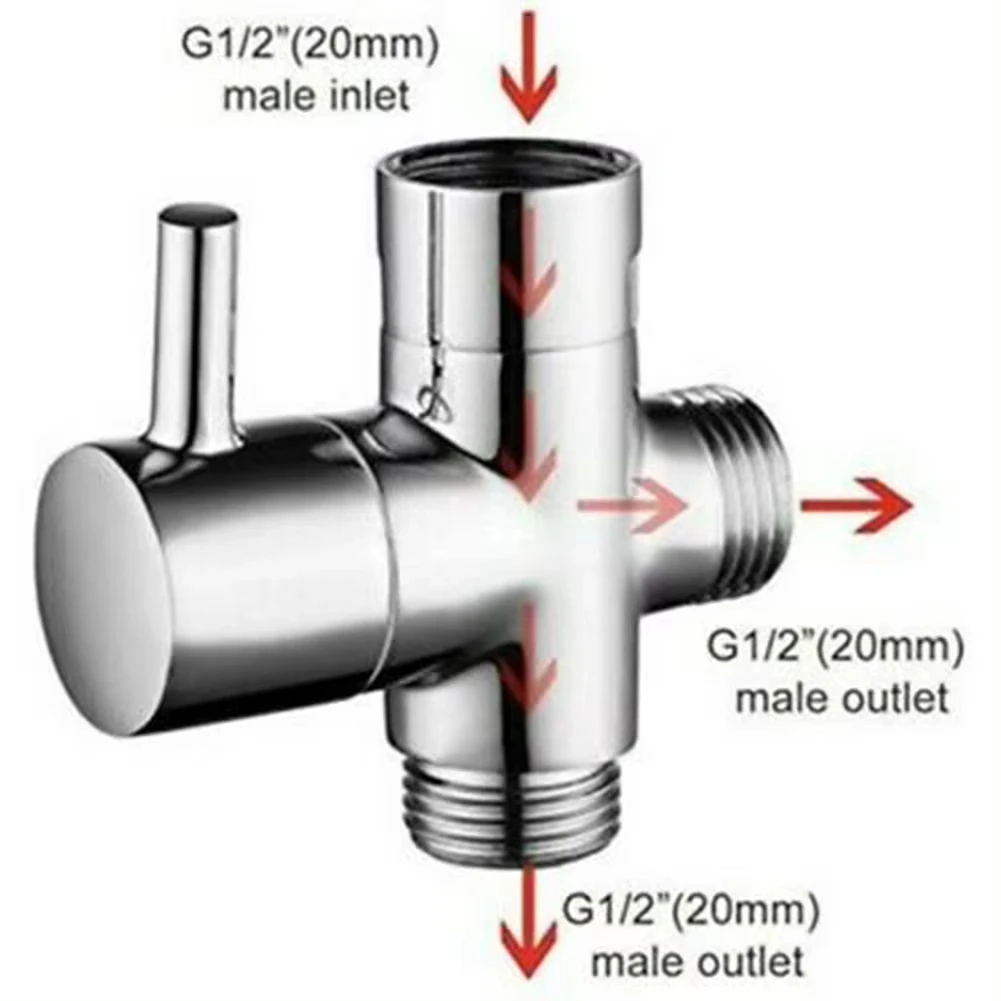 G1/2in 3 Way Diverter Valve T- - Shower Valve Cartridge reseña y precio
