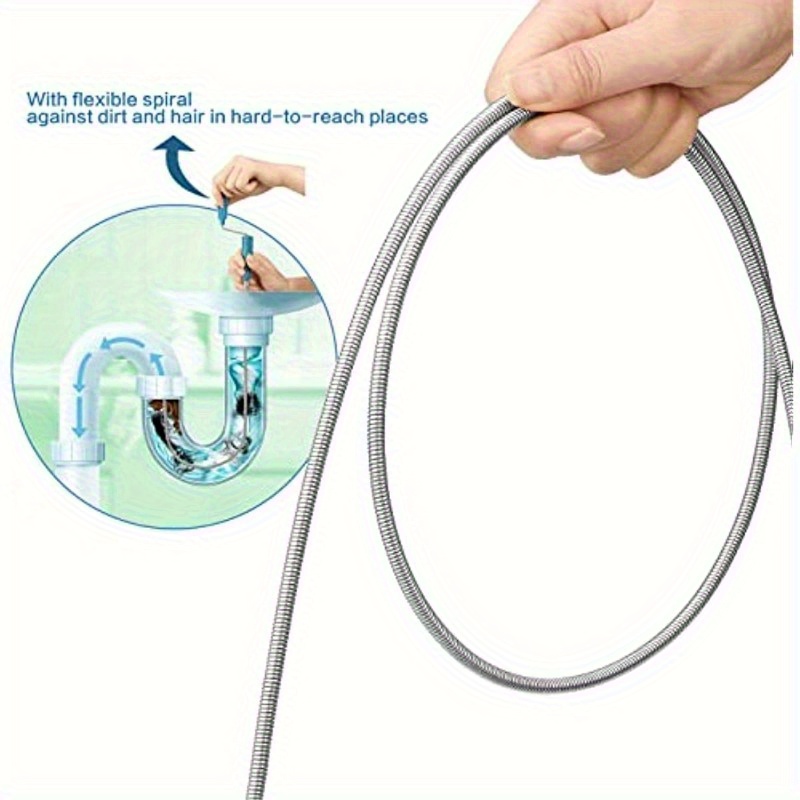 Telescopic Handle Flexible Ste - Drain Snake Flexible reseña y precio
