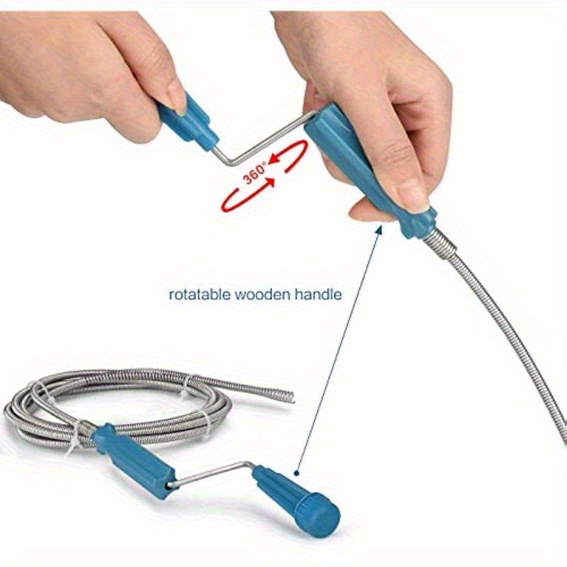Telescopic Handle Flexible Ste - Drain Snake Flexible reseña y precio