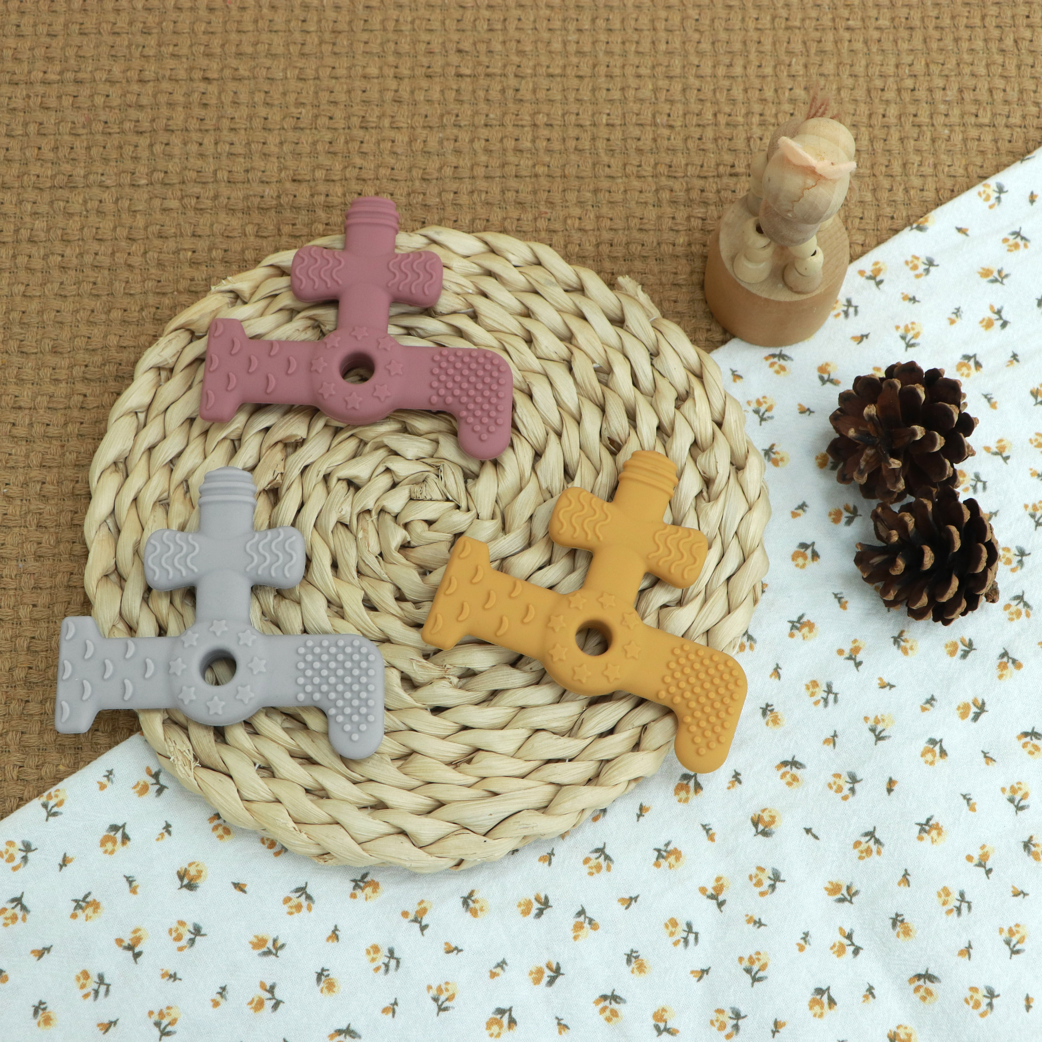 Faucet Shape Silicone Teether  - Silicone Tap Washer reseña y precio