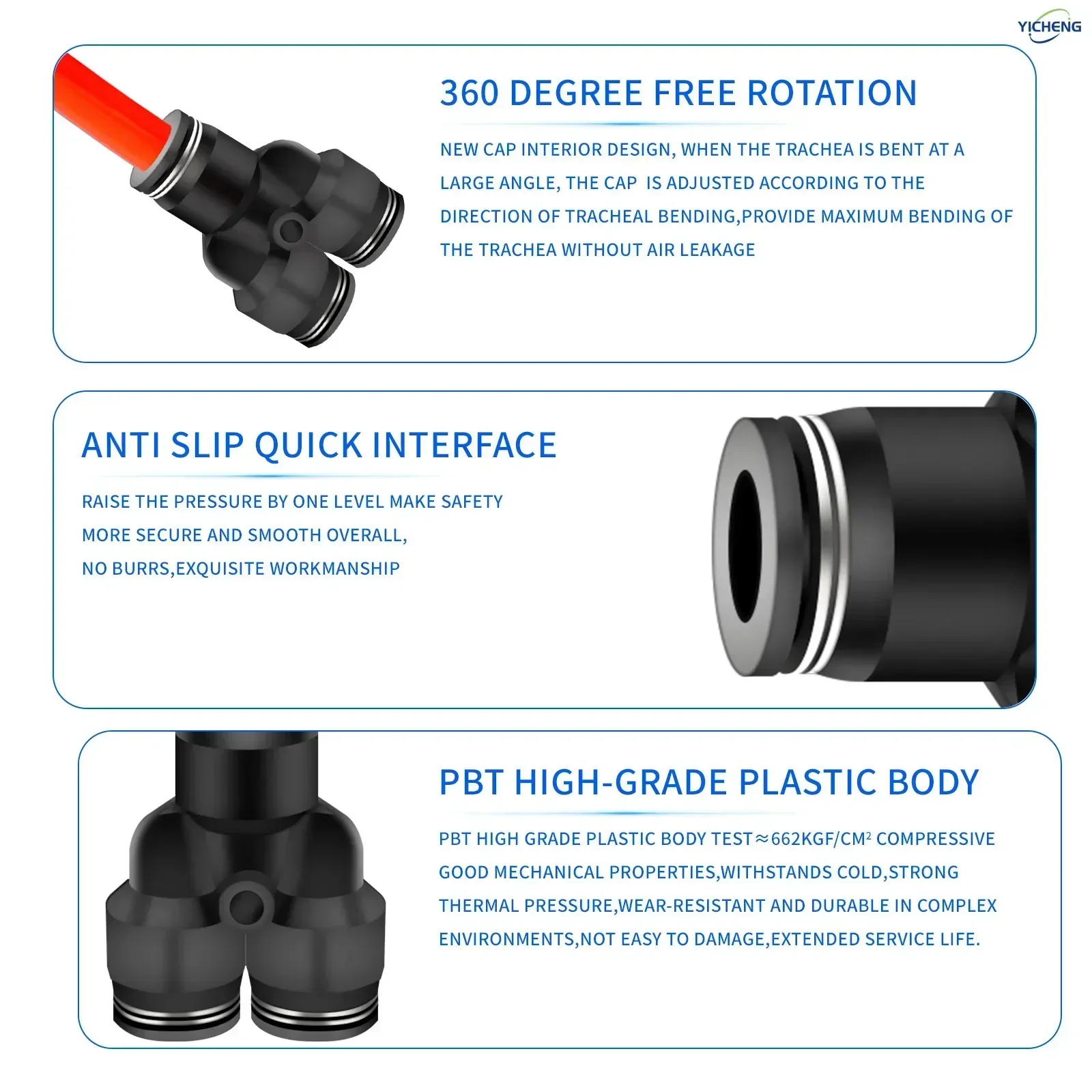 PNEUMATIC Hose Connector 6MM O - Push Fit Connector reseña y precio