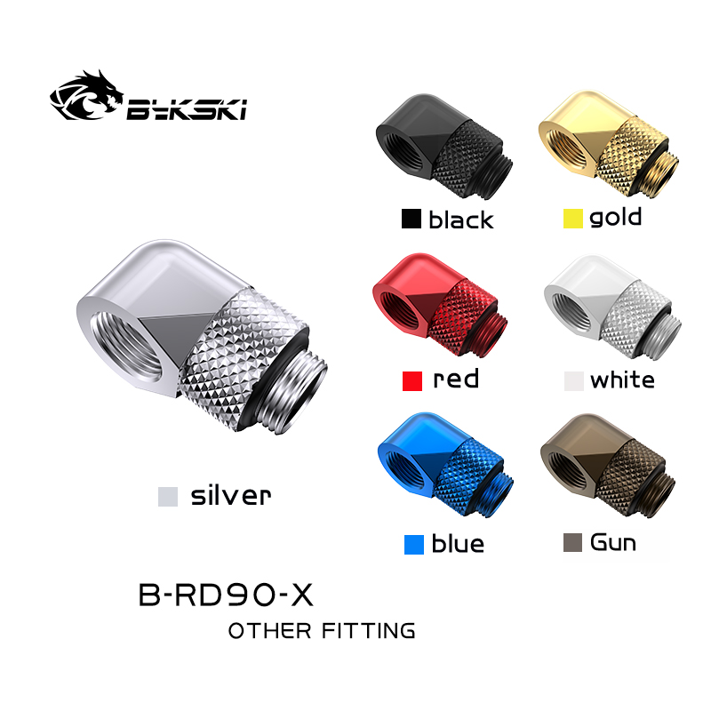 Bykski B-RD90-X 90 Degree Bras - Compression Fitting Brass reseña y precio