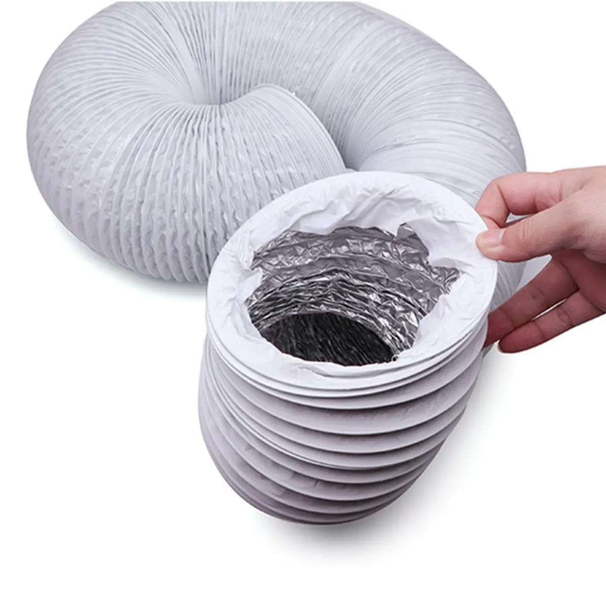 6M 150-80mm Dia Portable Flexi - Flexible Hose Braided reseña y precio