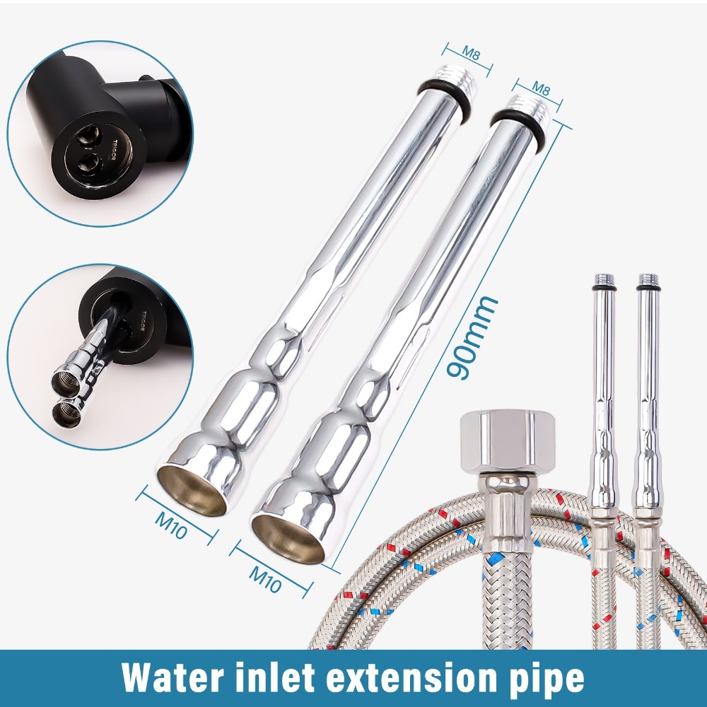 2PCS Flexible Plumbing Pipes G - Flexible Hose Braided reseña y precio