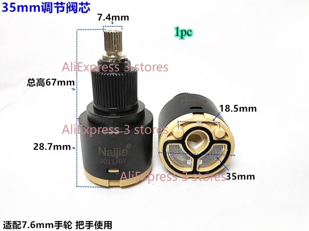 1pcs 28mm/35mm/40mm Water Mixe - Shower Valve Cartridge reseña y precio