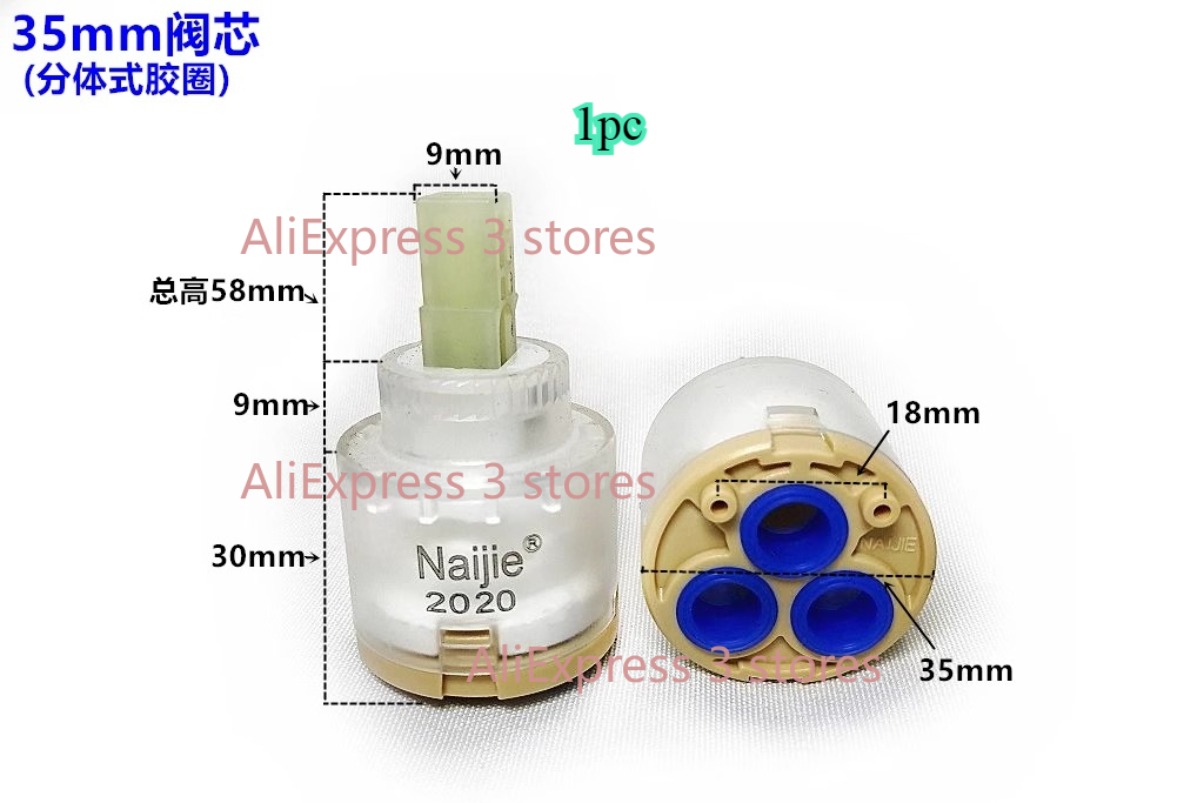 1pcs 28mm/35mm/40mm Water Mixe - Shower Valve Cartridge reseña y precio
