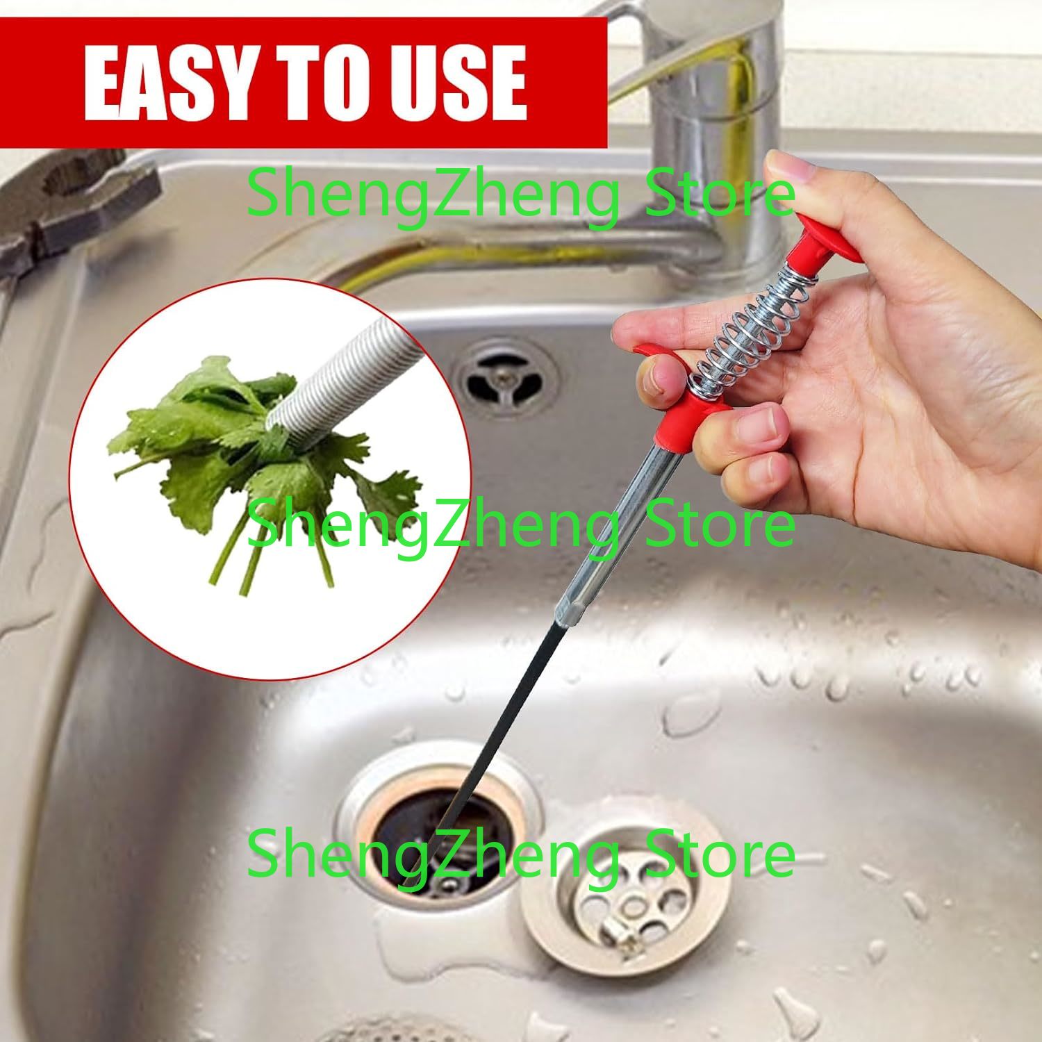 1Pcs Drain Snake Hair Drain Cl - Drain Snake Flexible reseña y precio