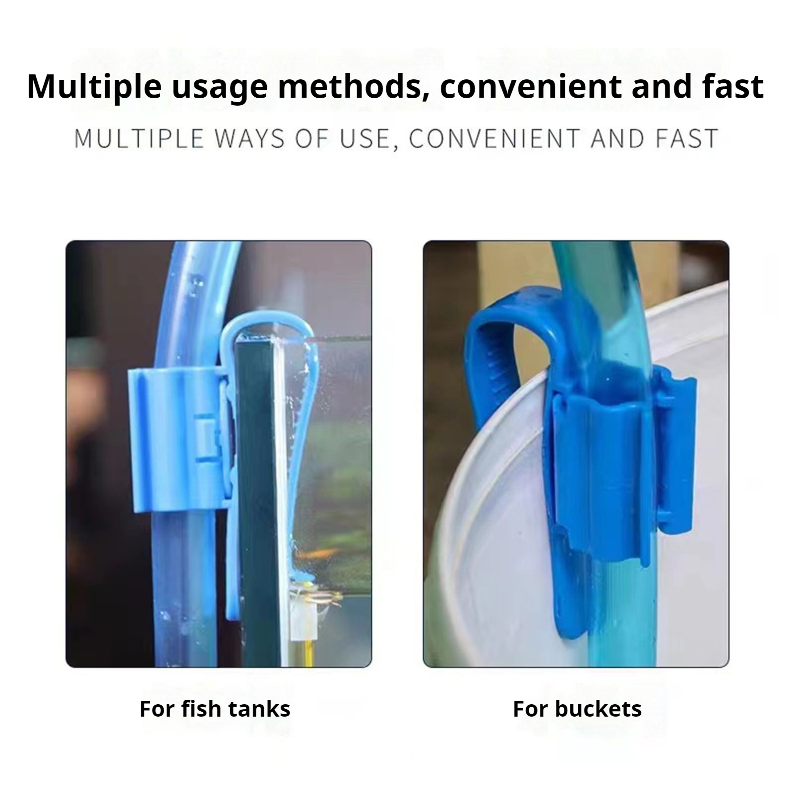 Aquarium Tube Holder Clip Fish - Plastic Pipe Clip reseña y precio