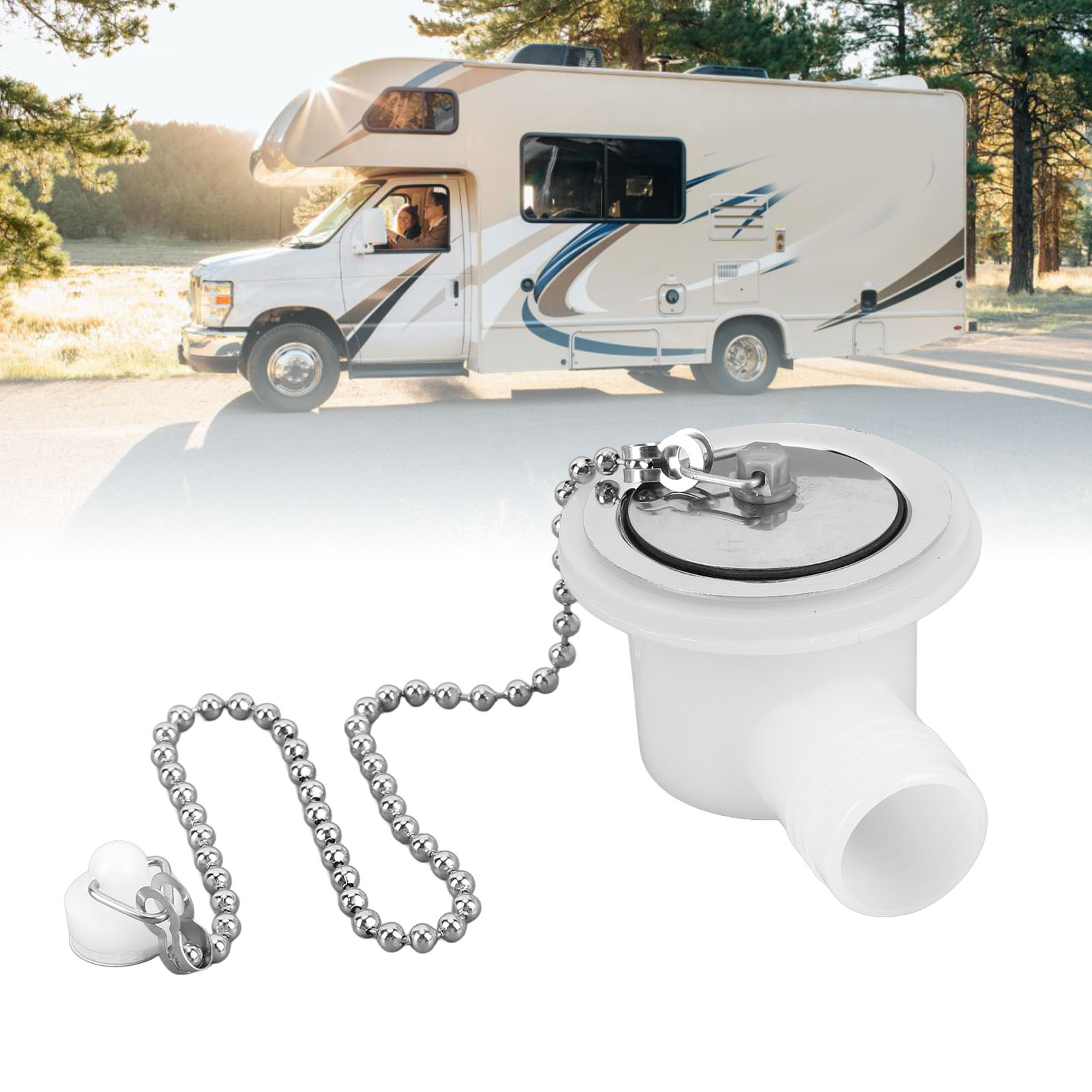 RV Sink Drain Connector Anti C - Drain Pipe Clip reseña y precio