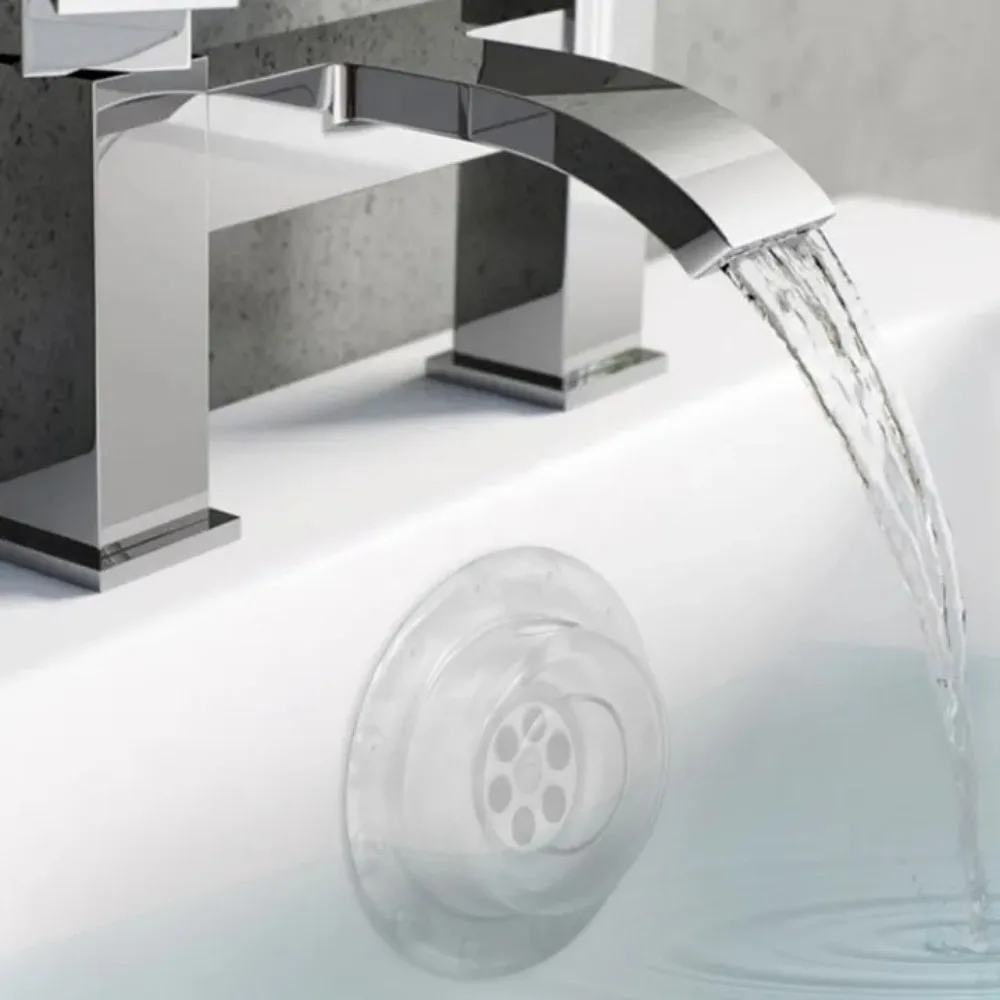 PVC Bath Overflow Drain Cover  - Drain Pipe Clip reseña y precio