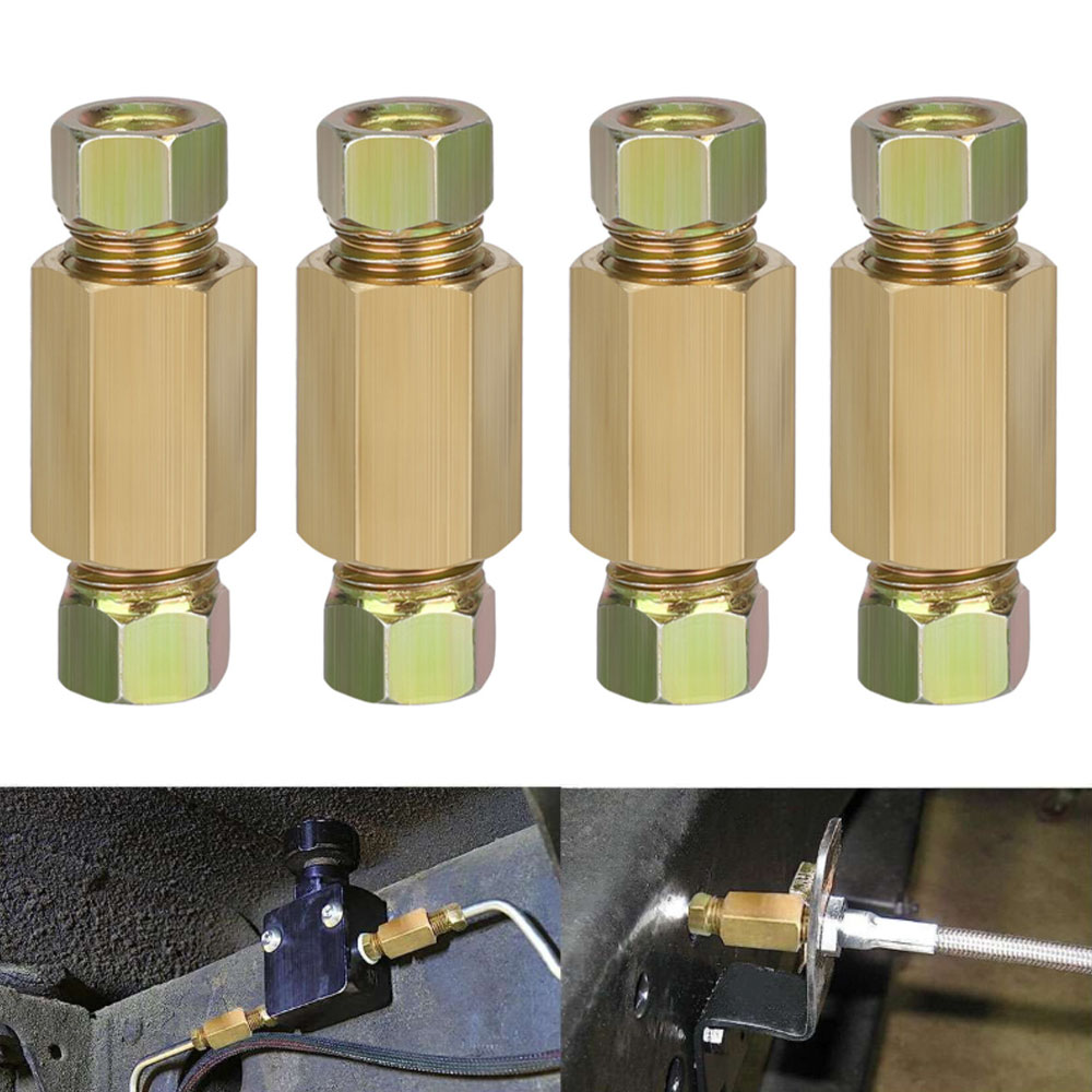 12pcs 3/16 (3/8-24 Inverted) B - Compression Fitting Brass reseña y precio