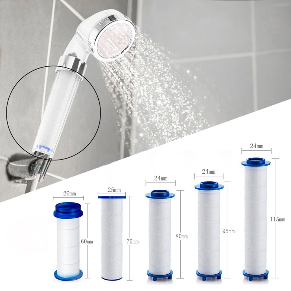 5Pcs PP Cotton Shower Head Rep - Shower Valve Cartridge reseña y precio