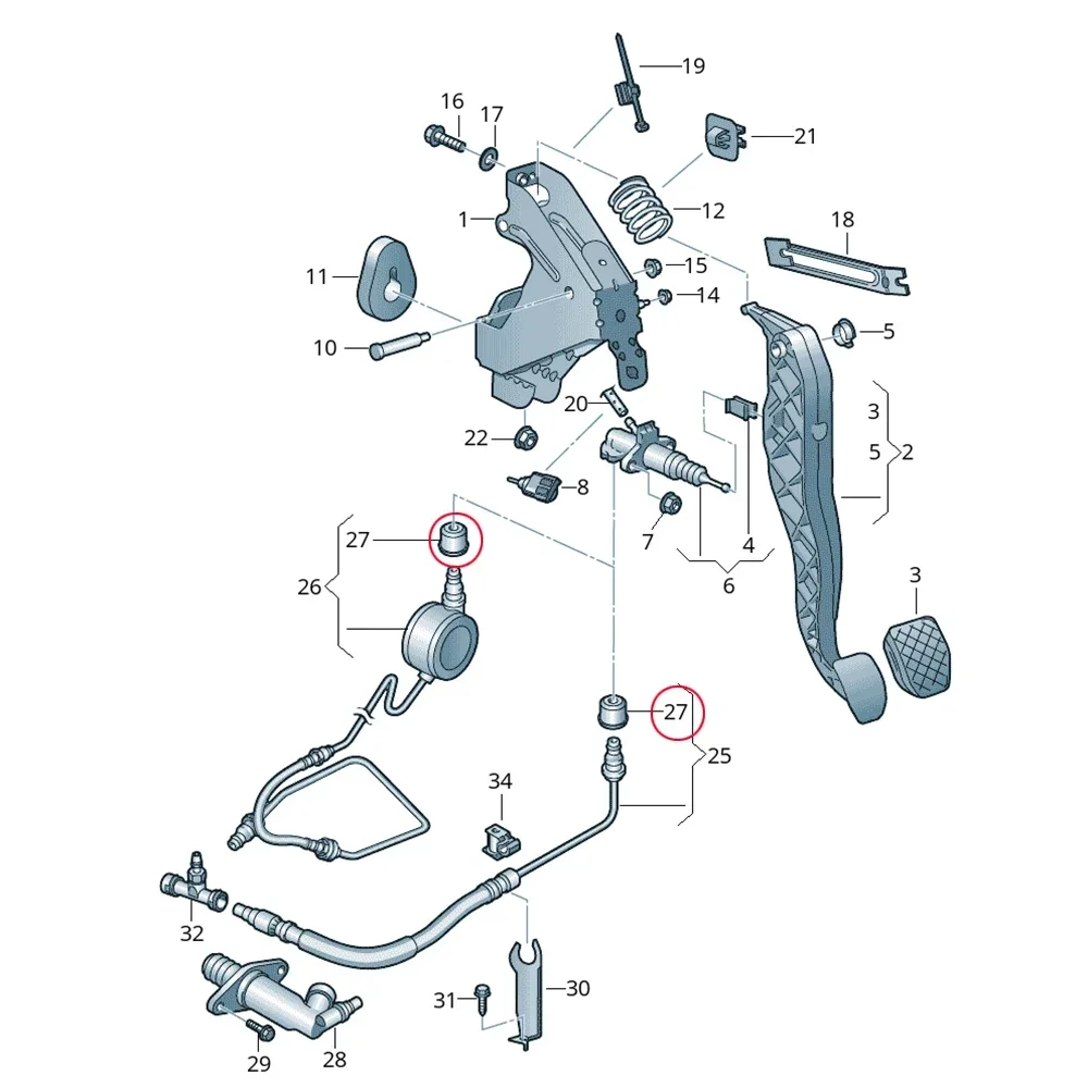 For Fiat Ulysse Peugeot 806 19 - Plastic Pipe Clip reseña y precio