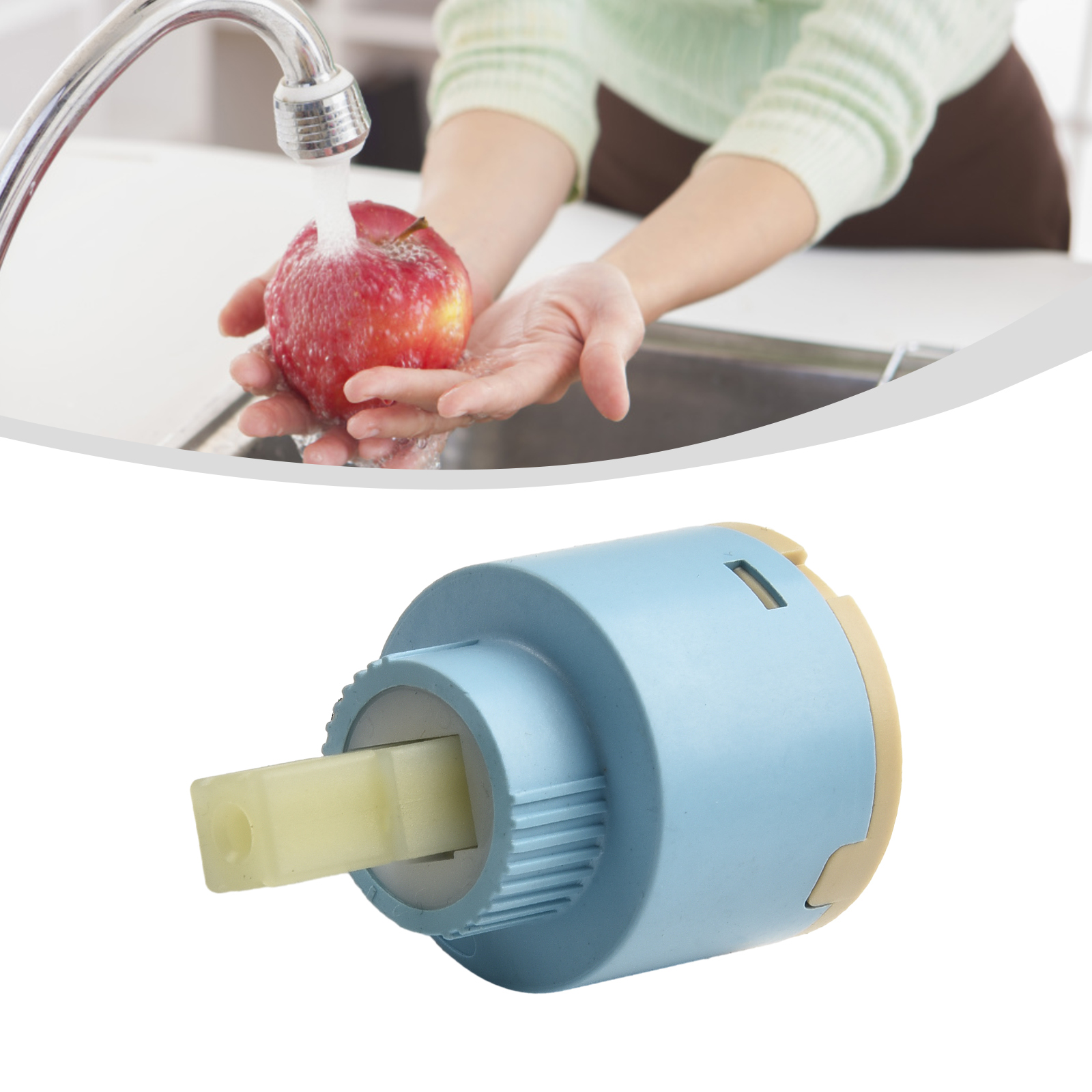 1pc Ceramic Cartridge 35mm/40m - Basin Mixer Cartridge reseña y precio