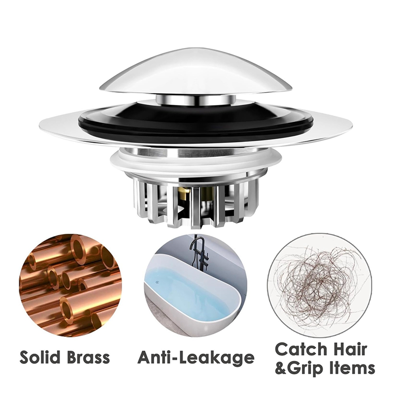 ABSE-Bathtub Drain Stopper, -U - Drain Pipe Clip reseña y precio