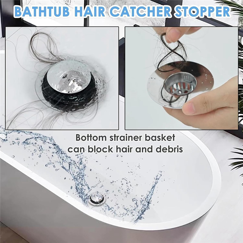ABSE-Bathtub Drain Stopper, -U - Drain Pipe Clip reseña y precio