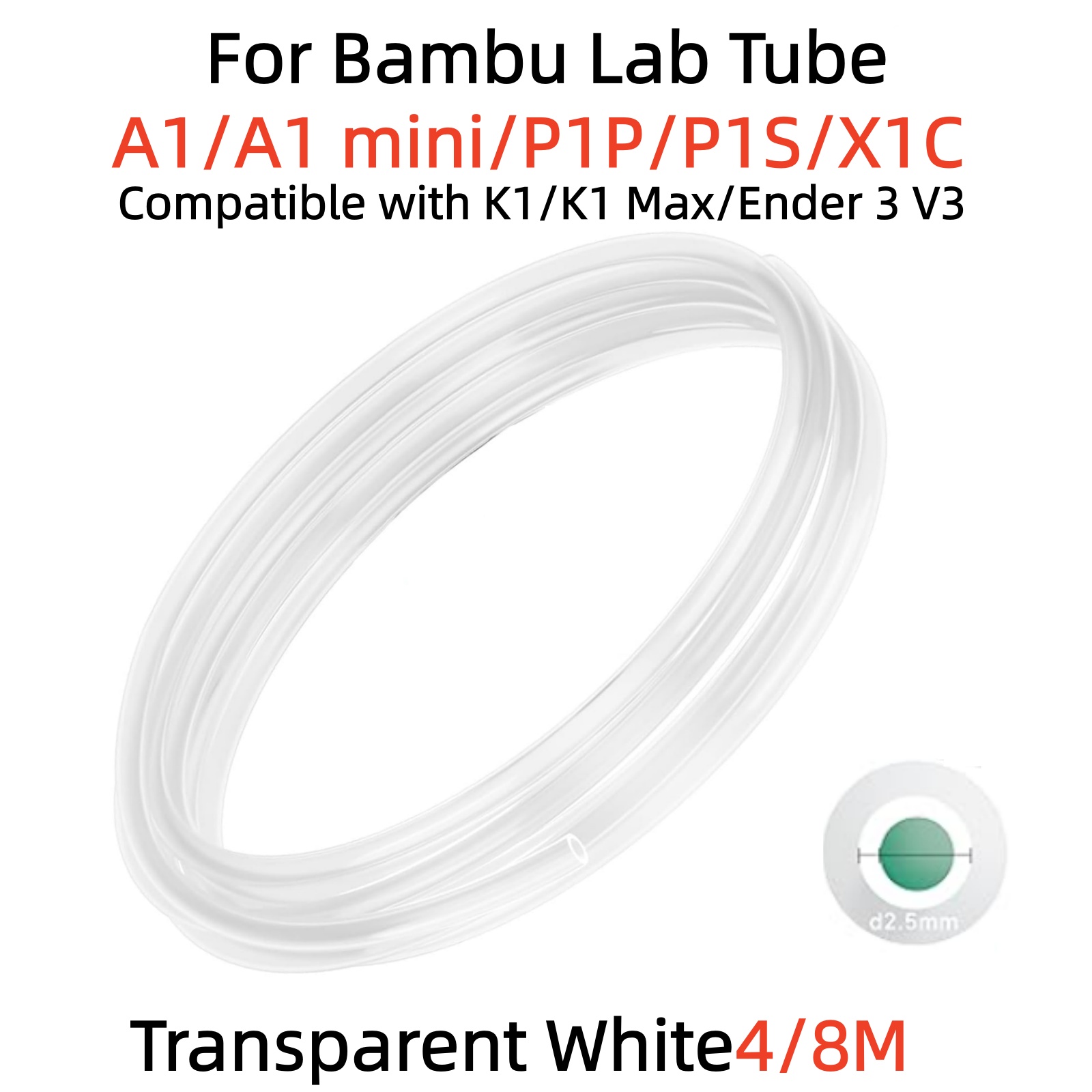 For Bambu Lab Ptfe Tube P1P AM - Ptfe Tape Thread reseña y precio