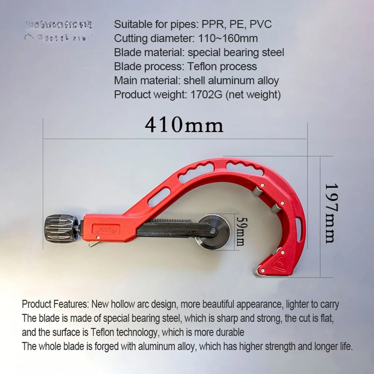 Roller Type Stainless Steel Tu - Pipe Cutter Ratchet reseña y precio