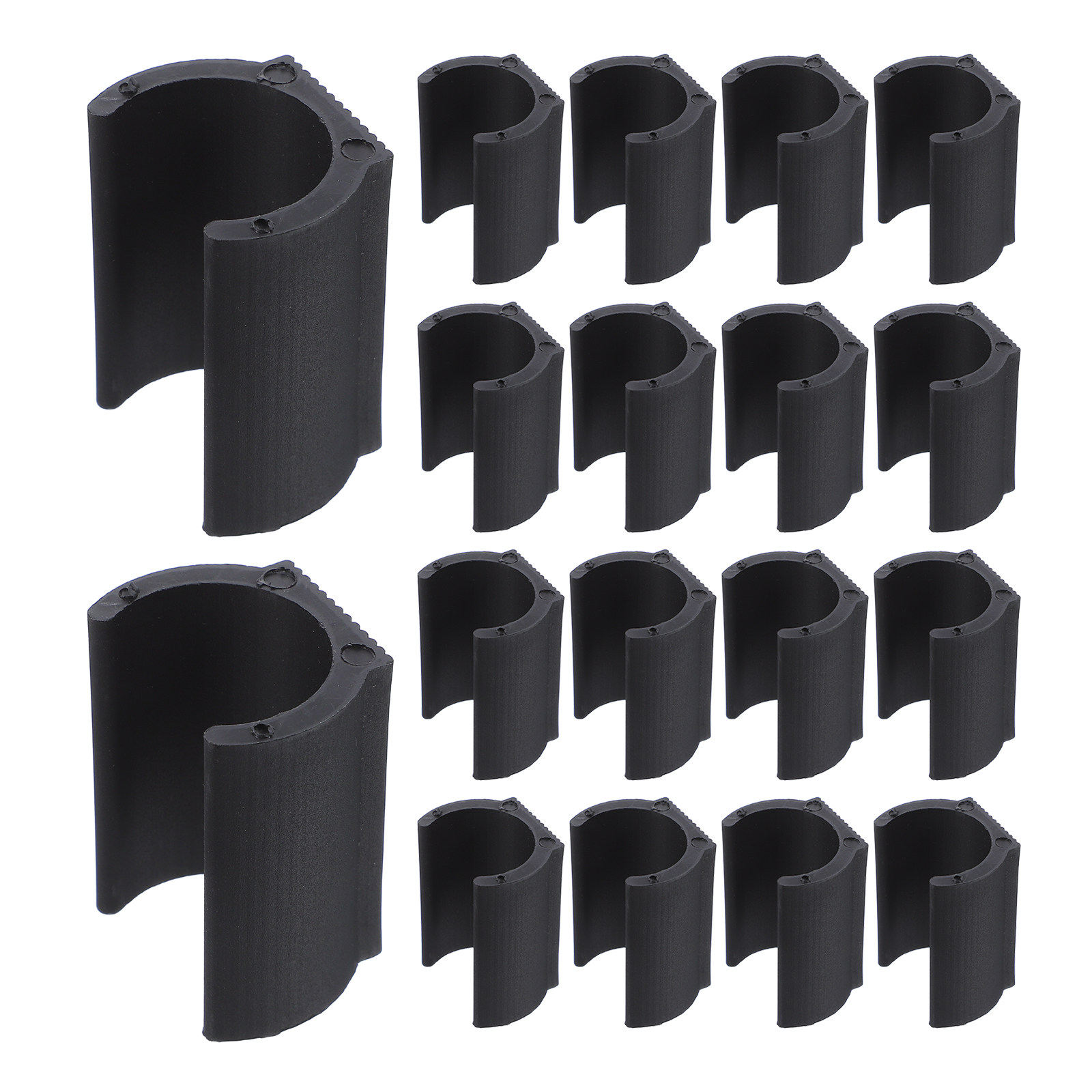 20Pcs Chair Pipe Clamp Black P - Plastic Pipe Clip reseña y precio