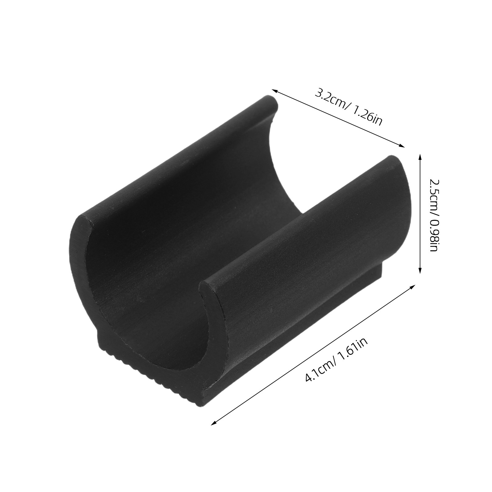 20Pcs Chair Pipe Clamp Black P - Plastic Pipe Clip reseña y precio