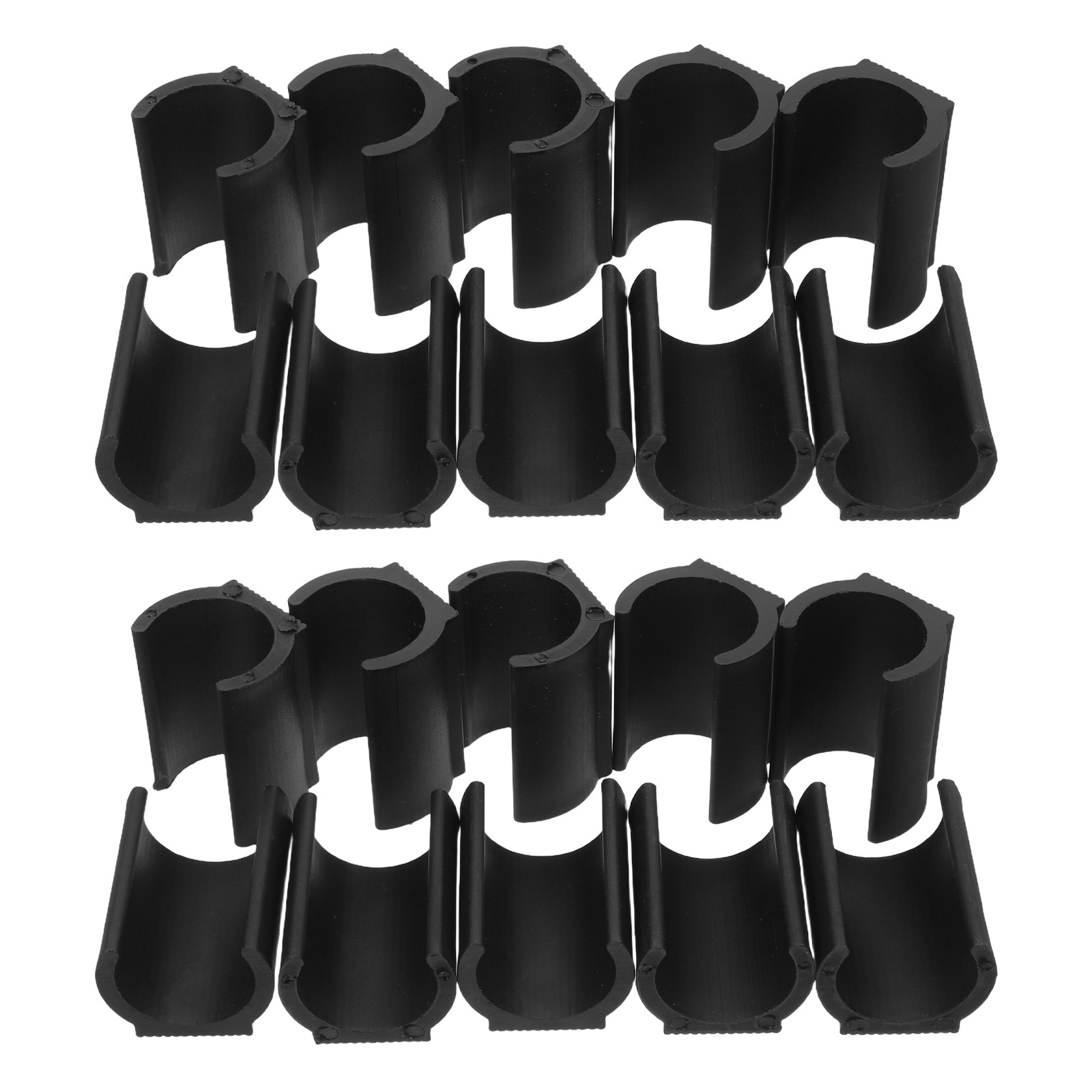 20Pcs Chair Pipe Clamp Black P - Plastic Pipe Clip reseña y precio