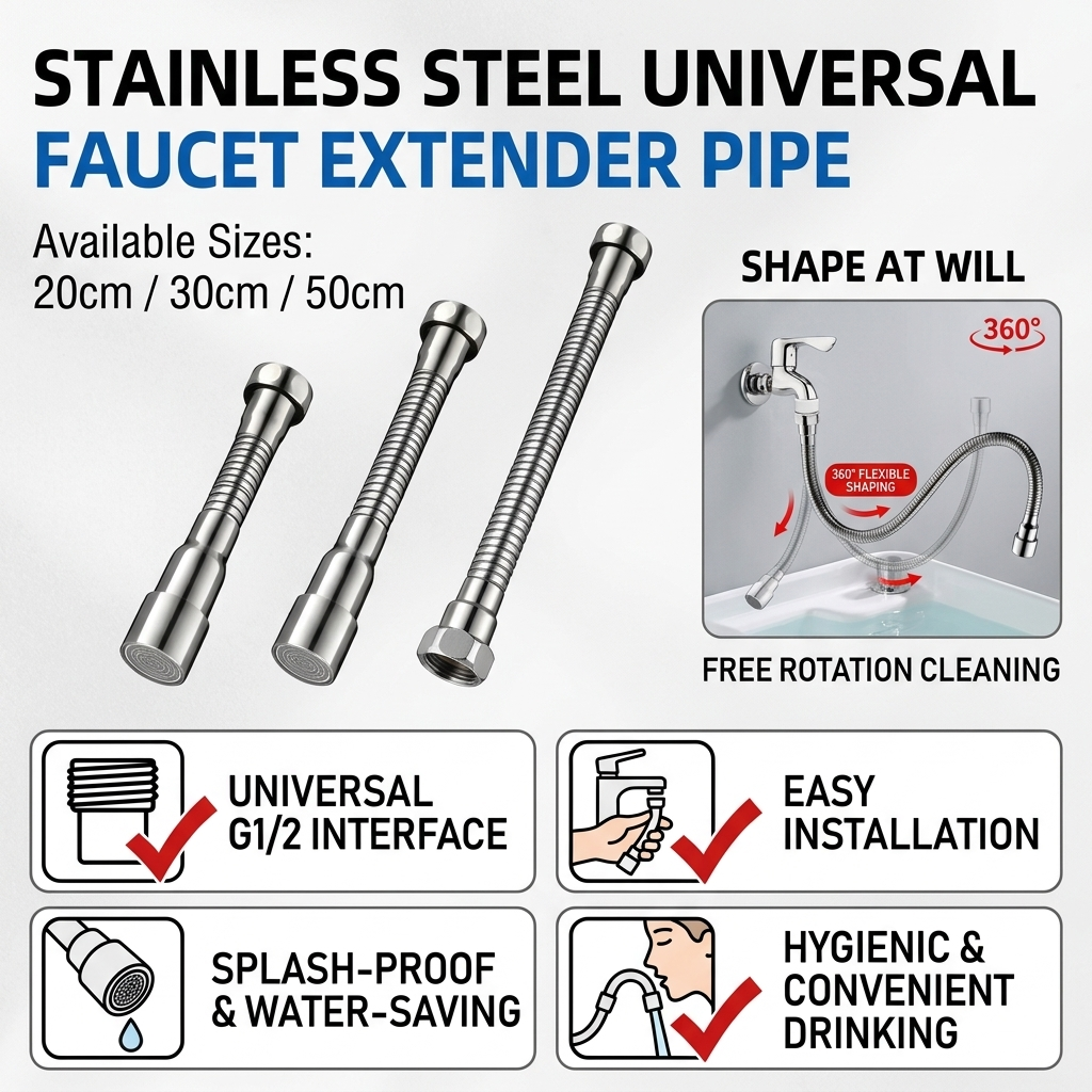 360° Flexible Stainless Steel  - Flexible Hose Braided reseña y precio