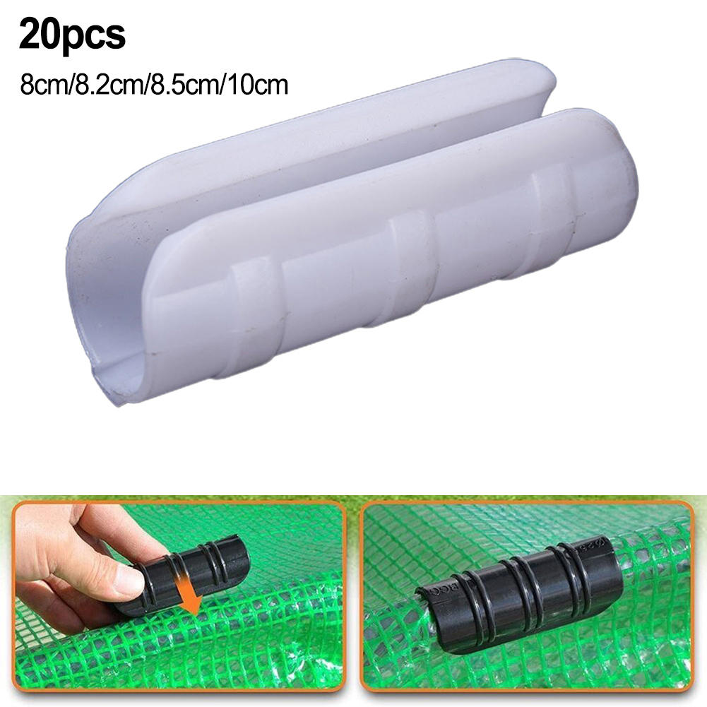 20Pc Greenhouse Frame Film Buc - Plastic Pipe Clip reseña y precio