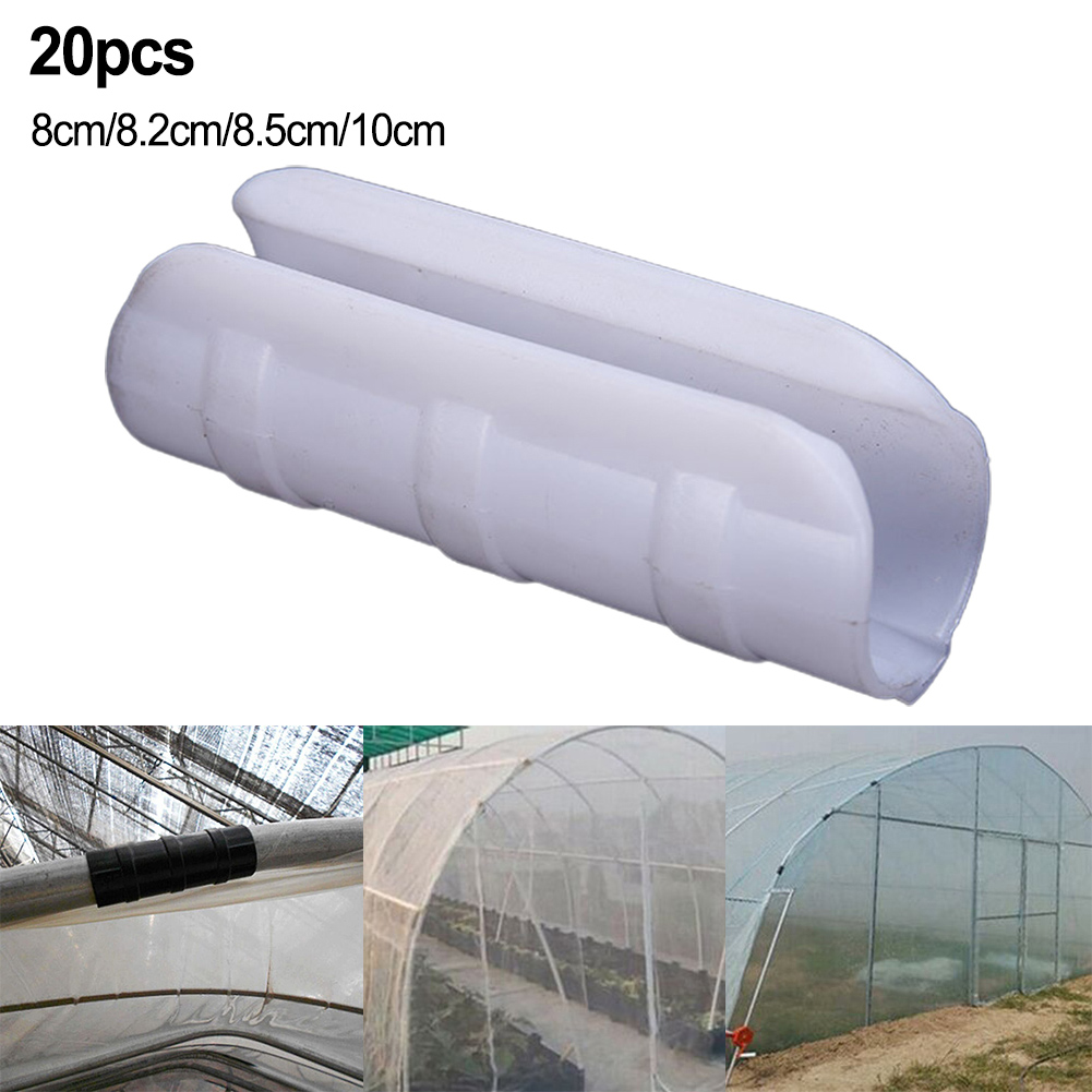 20Pc Greenhouse Frame Film Buc - Plastic Pipe Clip reseña y precio